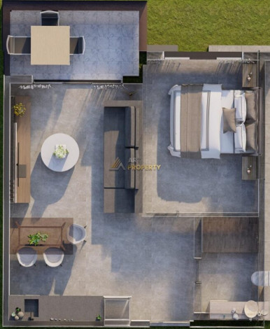 Квартира планировки 2+1, 78м2 в центре Алании - Ракурс 3