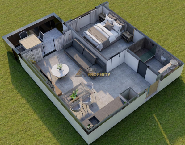 Квартира планировки 2+1, 78м2 в центре Алании - Ракурс 6