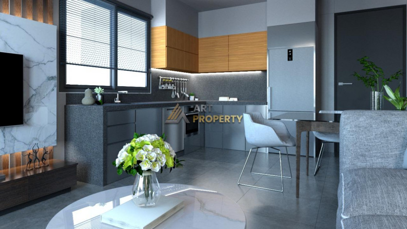 Квартира планировки 2+1, 78м2 в центре Алании - Ракурс 9