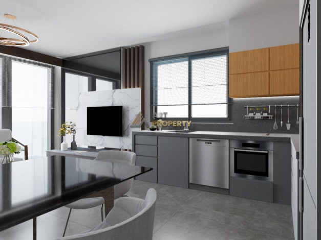 Квартира планировки 2+1, 78м2 в центре Алании - Ракурс 10