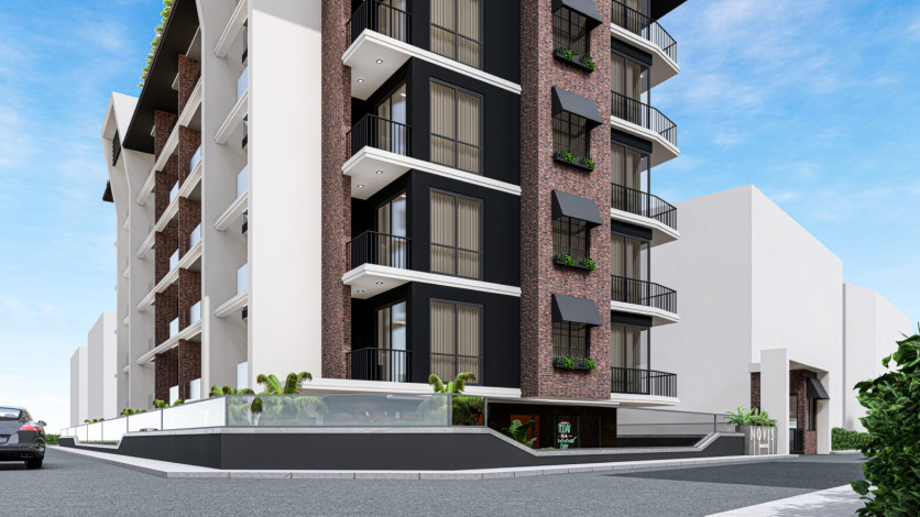 Квартира планировки 2+1, 78м2 в центре Алании - Ракурс 29