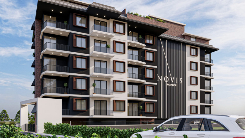 Квартира планировки 2+1, 78м2 в центре Алании - Ракурс 30