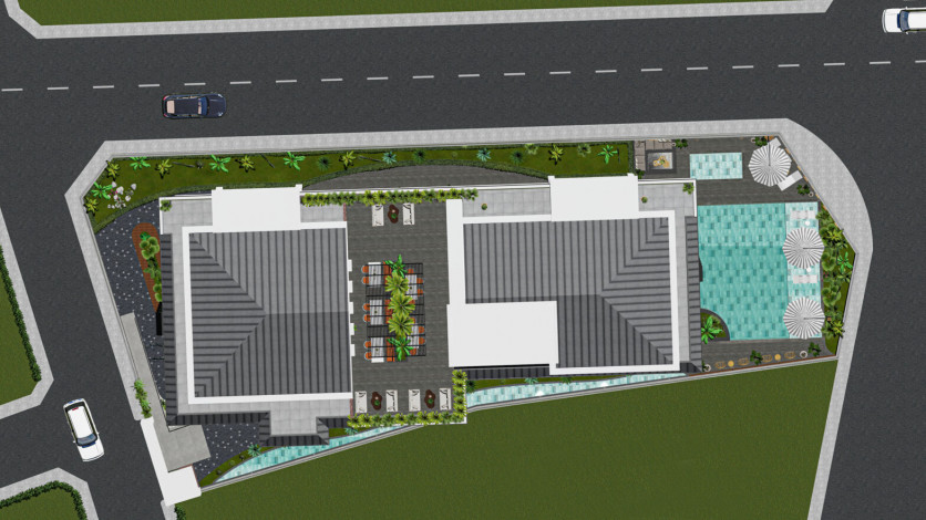 Квартира планировки 2+1, 78м2 в центре Алании - Ракурс 36