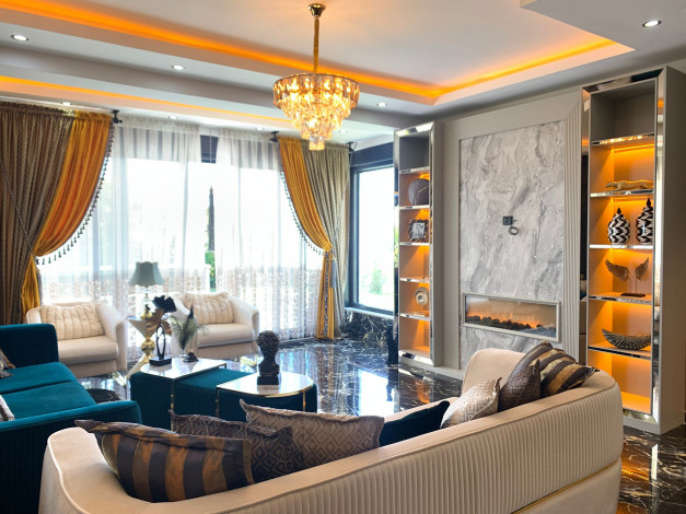 Роскошная вилла на первой береговой линии в районе Конаклы! 230м2 - Ракурс 25