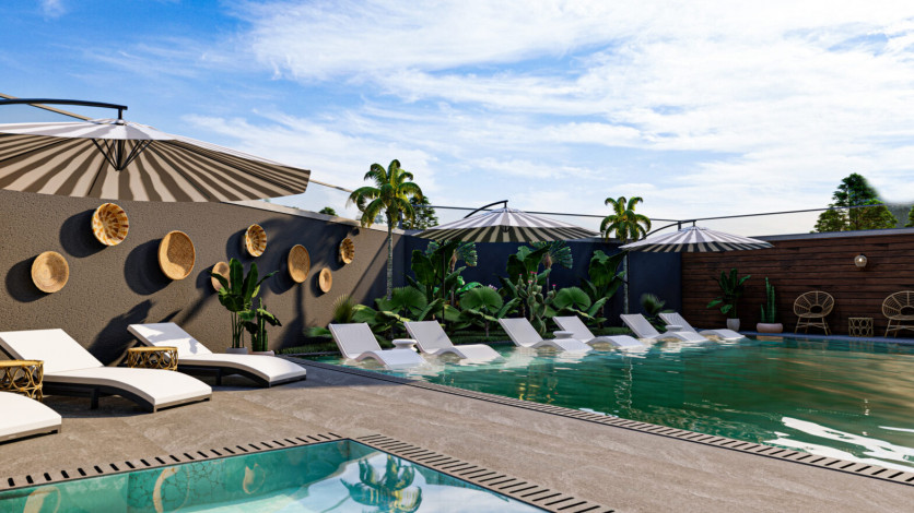 Квартира планировки 2+1, 78м2 в центре Алании - Ракурс 47