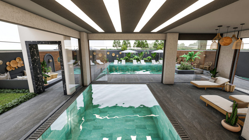 Квартира планировки 2+1, 78м2 в центре Алании - Ракурс 66