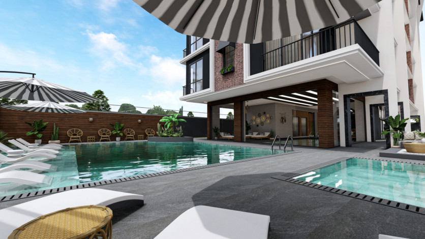 Квартира планировки 2+1, 78м2 в центре Алании - Ракурс 70