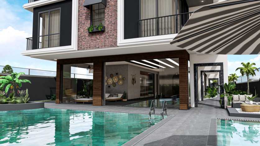 Квартира планировки 2+1, 78м2 в центре Алании - Ракурс 75