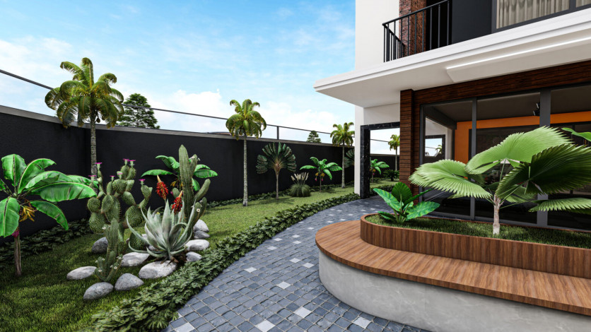 Квартира планировки 2+1, 78м2 в центре Алании - Ракурс 81