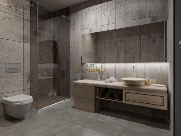 Апартаменты планировки 1+1, 48м2 в новом жилом комплексе, центр Алании - Ракурс 6