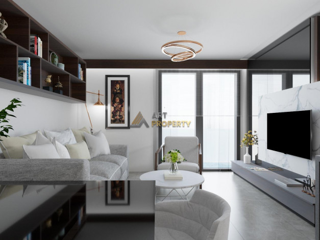 Апартаменты планировки 1+1, 48м2 в новом жилом комплексе, центр Алании - Ракурс 11