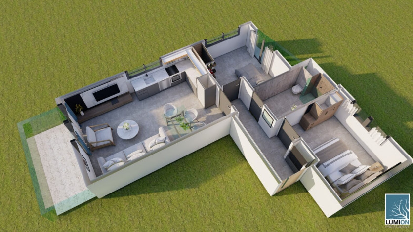 Апартаменты планировки 1+1, 48м2 в новом жилом комплексе, центр Алании - Ракурс 13