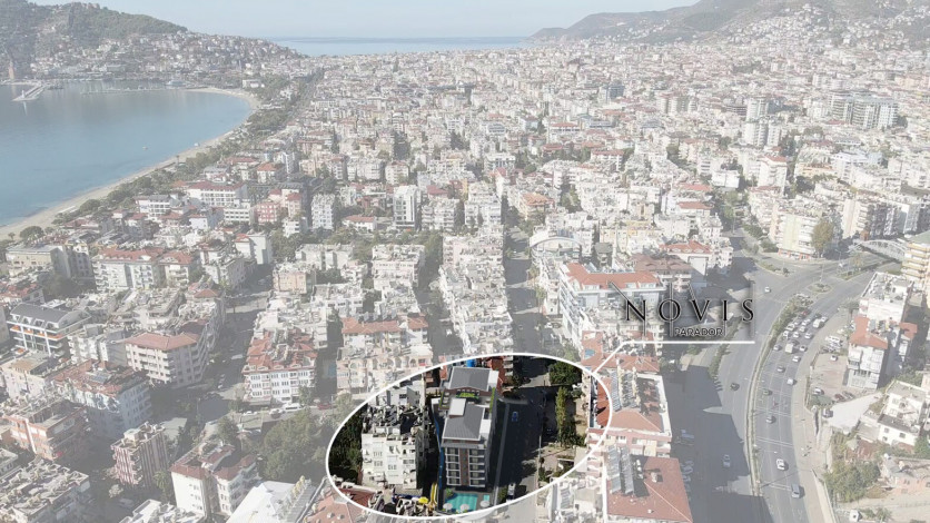 Апартаменты планировки 1+1, 48м2 в новом жилом комплексе, центр Алании - Ракурс 19