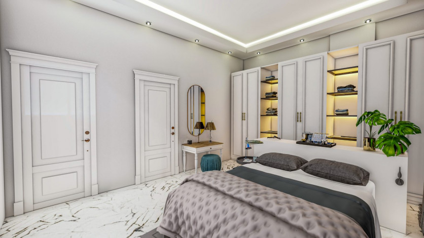 Просторная вилла на этапе строительства в районе Каргыджак, Алания, 412 м2. - Ракурс 13