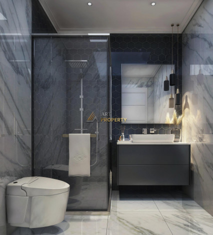 Квартира планировки 1+1, 51м2 в новом жилом комплексе, центр Алании - Ракурс 7