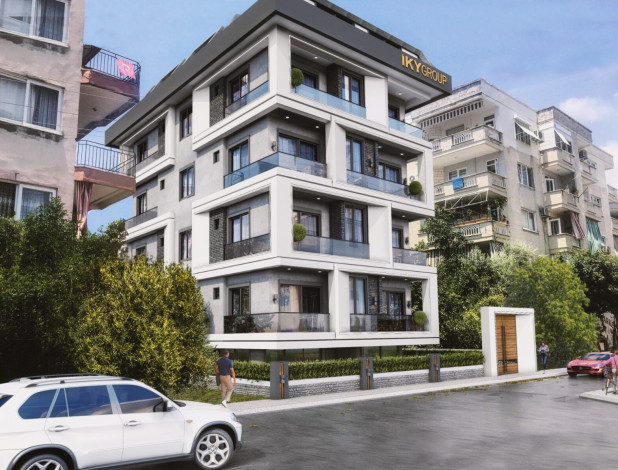 Квартира планировки 1+1, 51м2 в новом жилом комплексе, центр Алании - Ракурс 12