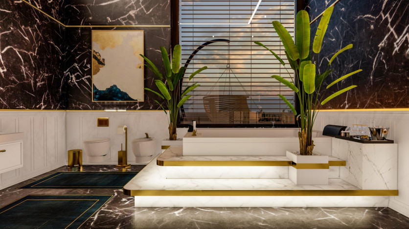 Просторная вилла на этапе строительства в районе Каргыджак, Алания, 412 м2. - Ракурс 17