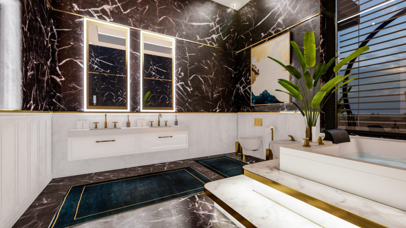 Просторная вилла на этапе строительства в районе Каргыджак, Алания, 412 м2. - Ракурс 18