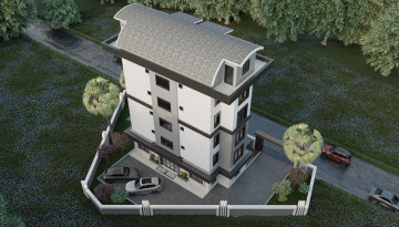 Новый проект с апартаментами планировки 1+1 и 2+1 в районе Оба - Ракурс 2