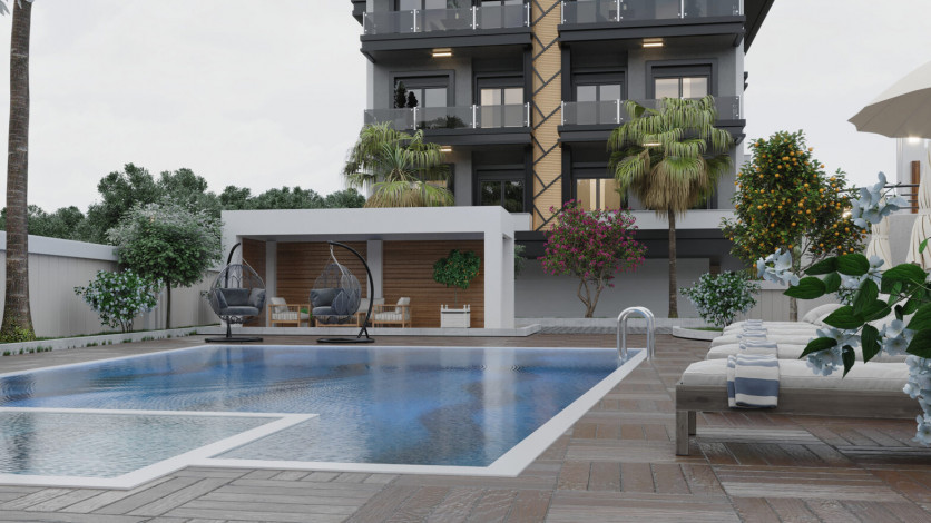 Проект на финальной стадии строительства в районе Кестель - Ракурс 8