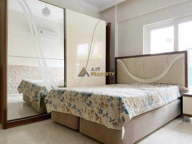 Недорогая трехкомнатная квартира в престижном районе Оба города Аланья, 100 м2 - Ракурс 9