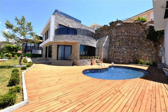 Отдельно стоящая вилла планировки 4+1, 350м2 в районе Каргыджак - Ракурс 36