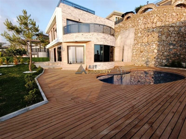 Отдельно стоящая вилла планировки 4+1, 350м2 в районе Каргыджак - Ракурс 53