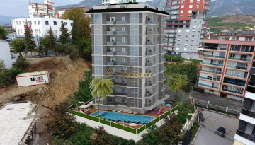 Апартаменты планировки 1+1, 53м2 в ЖК на стадии строительства, Махмутлар - Ракурс 14