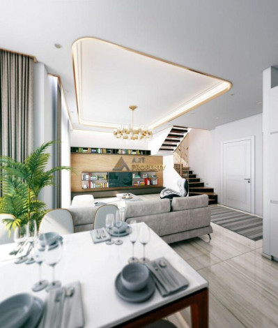 Апартаменты планировки 1+1, 58м2 в ЖК на стадии строительства, район Махмутлар - Ракурс 3