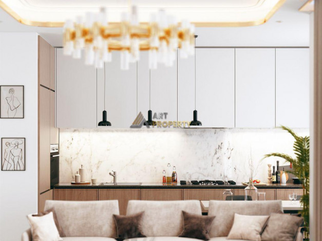 Апартаменты планировки 1+1, 58м2 в ЖК на стадии строительства, район Махмутлар - Ракурс 7