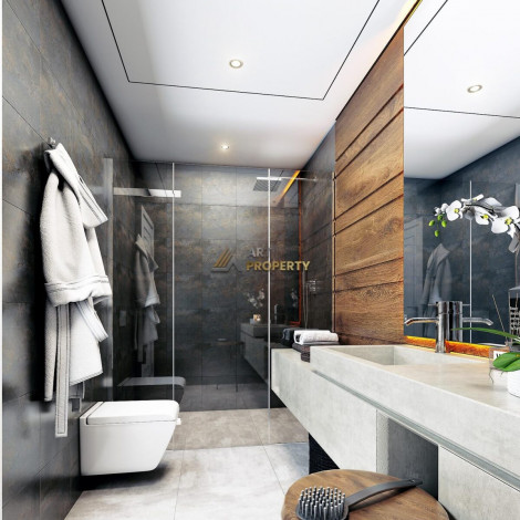 Апартаменты планировки 1+1, 58м2 в ЖК на стадии строительства, район Махмутлар - Ракурс 14