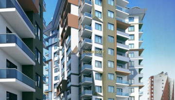 Апартаменты планировки 1+1, 58м2 в ЖК на стадии строительства, район Махмутлар - Ракурс 31