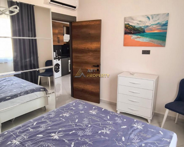 Меблированная квартира планировки 1+1, 55м2 в популярном ЖК, Махмутлар - Ракурс 4