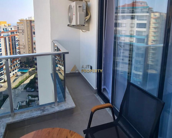 Меблированная квартира планировки 1+1, 55м2 в популярном ЖК, Махмутлар - Ракурс 10