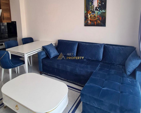 Меблированная квартира планировки 1+1, 55м2 в популярном ЖК, Махмутлар - Ракурс 15