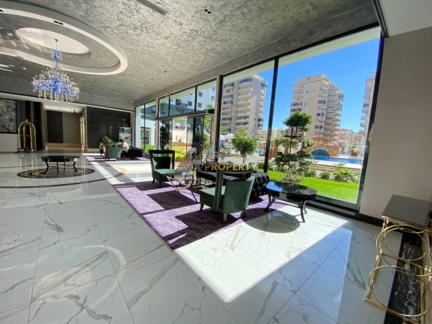 Меблированная квартира планировки 1+1, 55м2 в популярном ЖК, Махмутлар - Ракурс 28