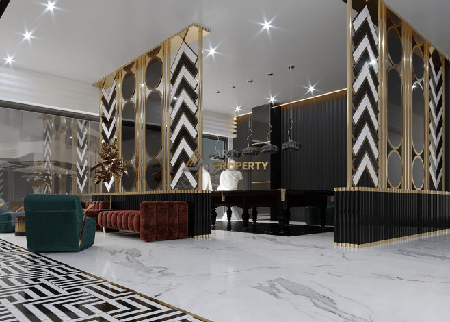 Апартаменты планировки 1+1, 53м2 в ЖК на стадии строительства, район Махмутлар - Ракурс 38