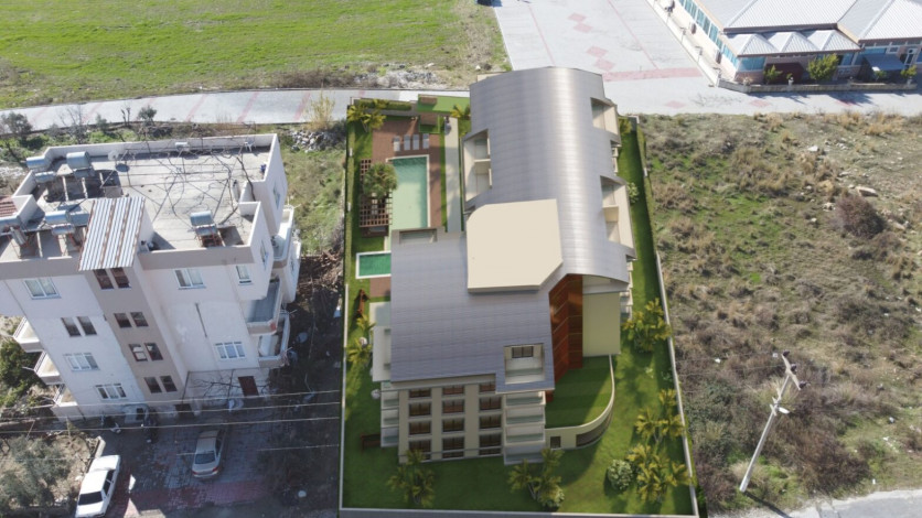 Квартира планировки 1+1, 62м2 в ЖК на стадии строительства, Паяллар - Ракурс 9