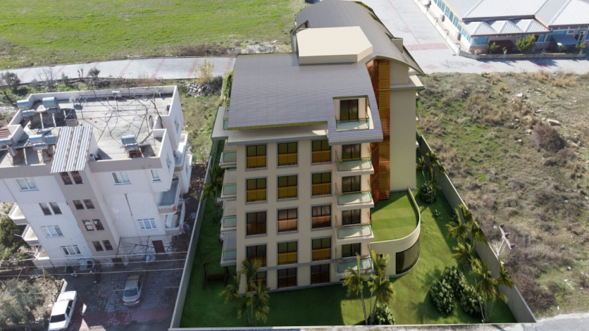 Квартира планировки 1+1, 62м2 в ЖК на стадии строительства, Паяллар - Ракурс 10