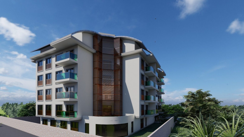 Квартира планировки 1+1, 62м2 в ЖК на стадии строительства, Паяллар - Ракурс 13