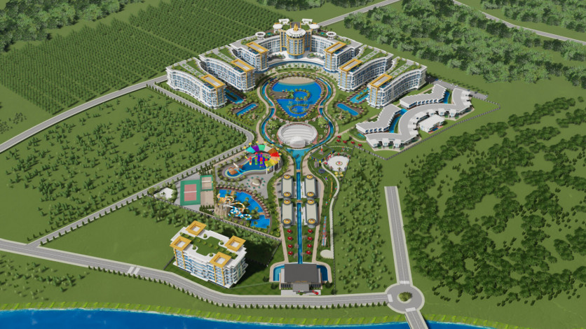 Квартира планировки 2+1, 128м2 в роскошном жилом комплексе, район Тюрклер - Ракурс 14