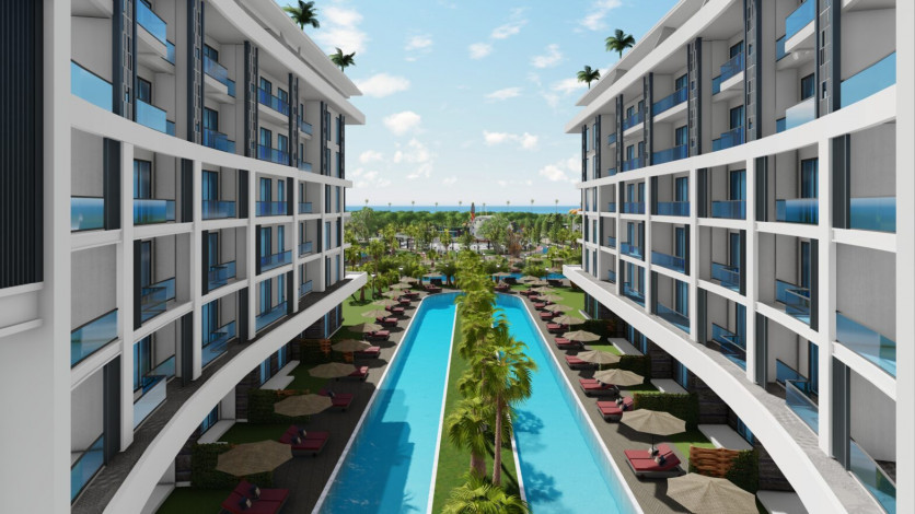 Квартира планировки 2+1, 128м2 в роскошном жилом комплексе, район Тюрклер - Ракурс 16