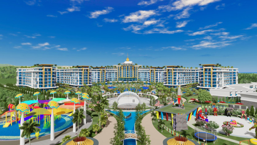 Квартира планировки 2+1, 128м2 в роскошном жилом комплексе, район Тюрклер - Ракурс 17