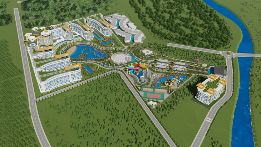 Квартира планировки 2+1, 128м2 в роскошном жилом комплексе, район Тюрклер - Ракурс 18