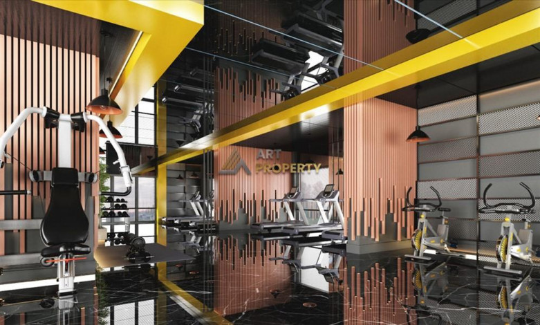 Квартира планировки 1+1, 60м2 в ЖК на стадии строительства, район Авсаллар - Ракурс 7