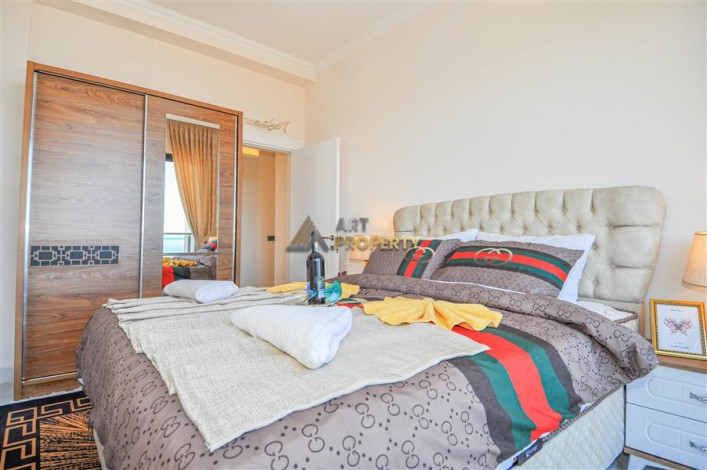 Меблированная квартира планировки 1+1, 60м2 в районе Каргыджак - Ракурс 21