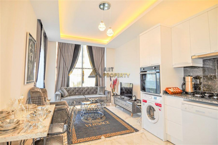 Меблированная квартира планировки 1+1, 60м2 в районе Каргыджак - Ракурс 23