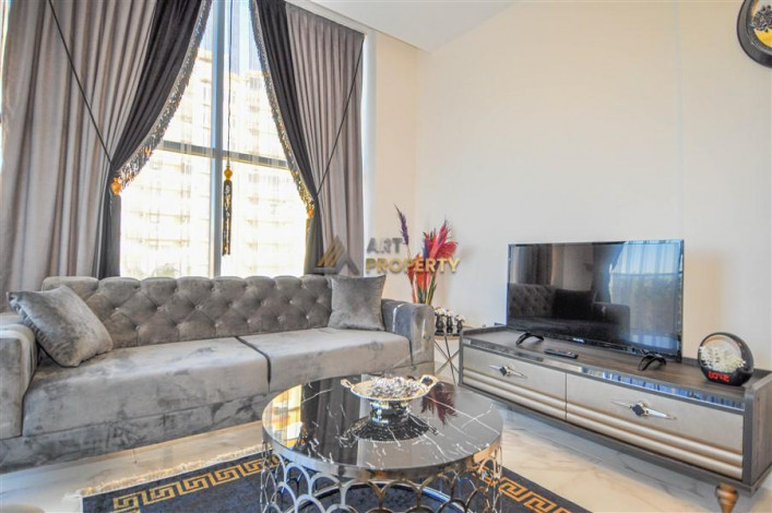 Меблированная квартира планировки 1+1, 60м2 в районе Каргыджак - Ракурс 25