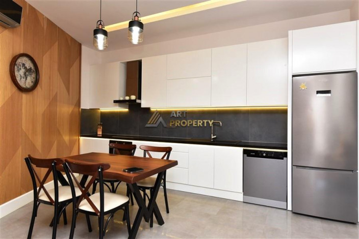 Меблированная квартира планировки 1+1, 55м2 в шаговой доступности от пляжа Клеопатры - Ракурс 4