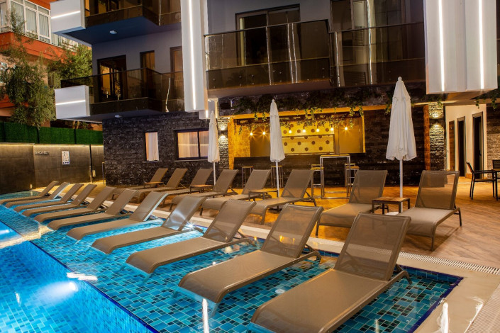 Меблированная квартира планировки 1+1, 55м2 в шаговой доступности от пляжа Клеопатры - Ракурс 21